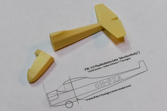 PIK-10 model under construction