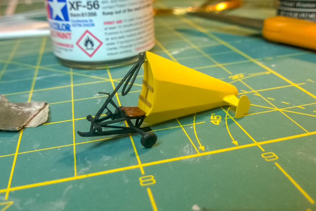 Hafner Rotachute model under construction