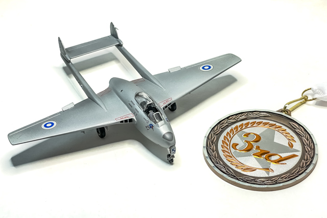 Model and trophy