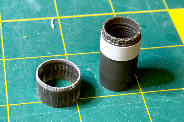 Mirage 2000 engine exhaust and tailpipe in 1/72