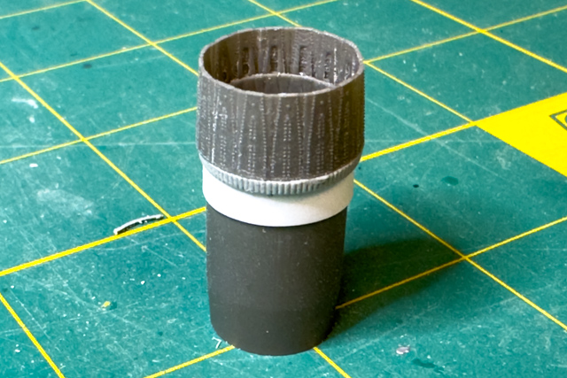 Mirage 2000 engine exhaust and tailpipe in 1/72